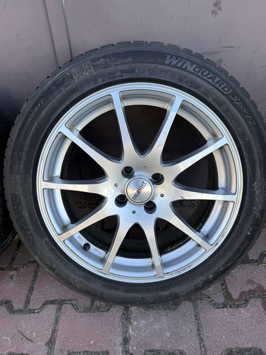 Komplet kół zimowych 4x100 Renault Dacia Kia 205/55/17 Nexen 2024r