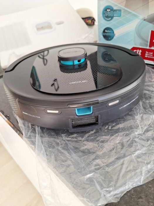 Aspirador robot com depósito