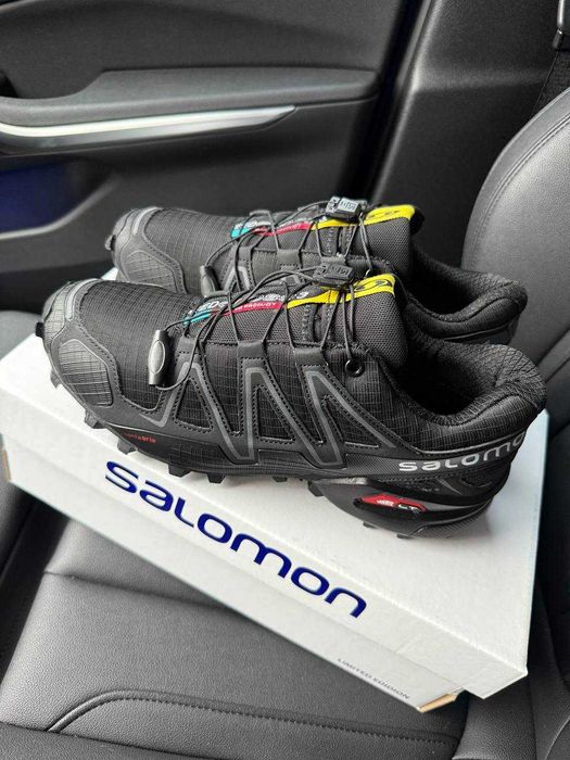 !!ТОП!! Salomon Speedcross 4 Black White 41 42 43 44 45 46