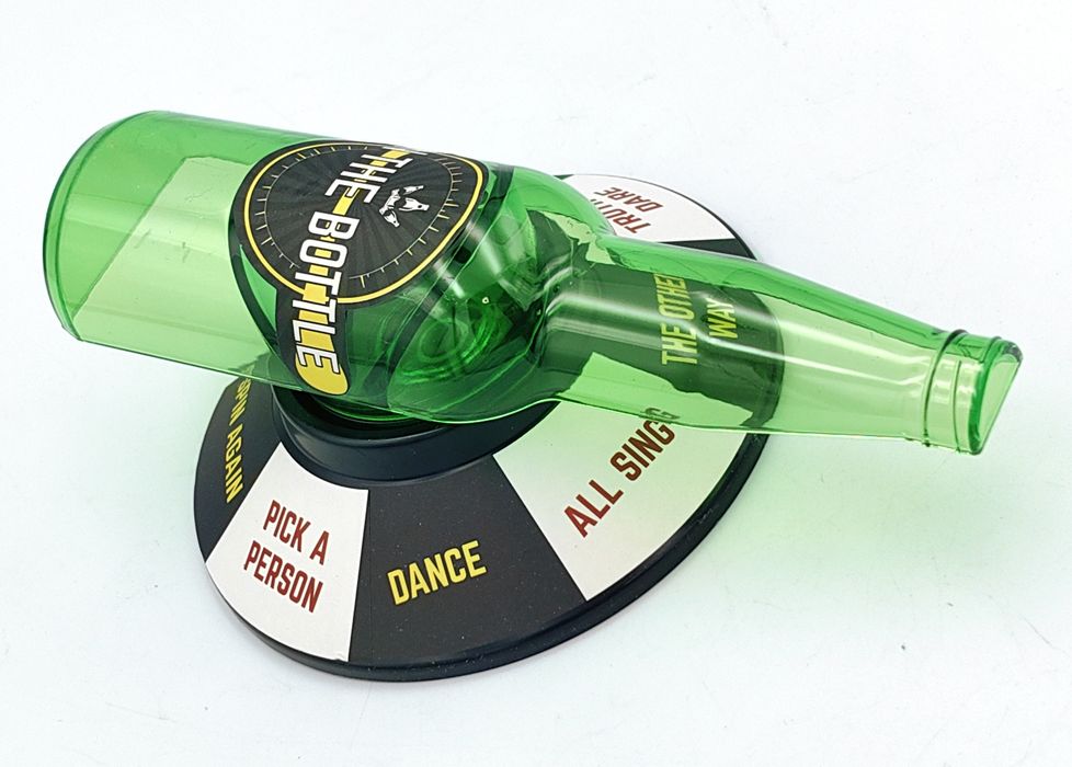 Gra towarzyska "Spin the Bottle Drinking Game" (gra w butelkę]