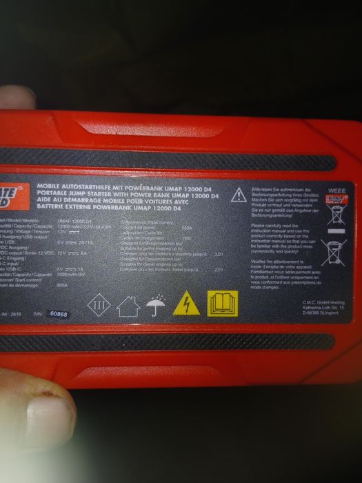 Bateria fraca, e precisa de ir trabalhar sem problemas