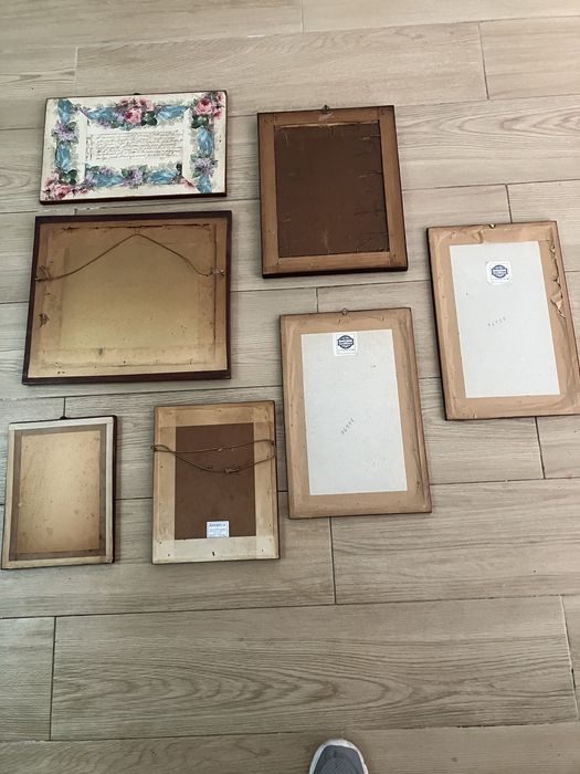 Quadros antigos (lote de 6)