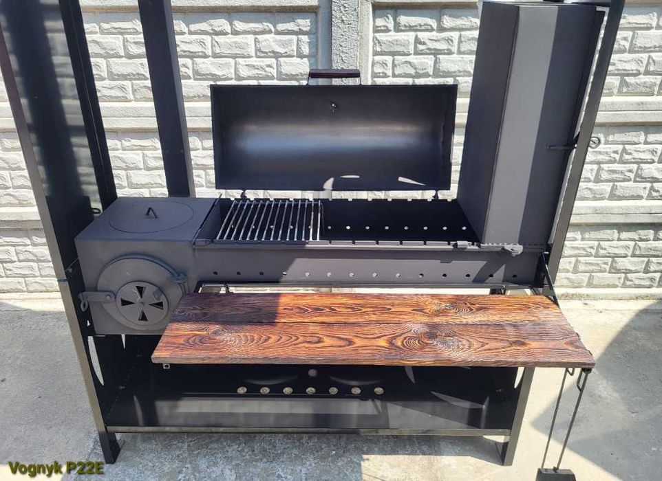 НЕ ПОВЕДЕ! 4мм! Завод! Мангал 4в1 с Крышей, Коптильней, Печь под Казан