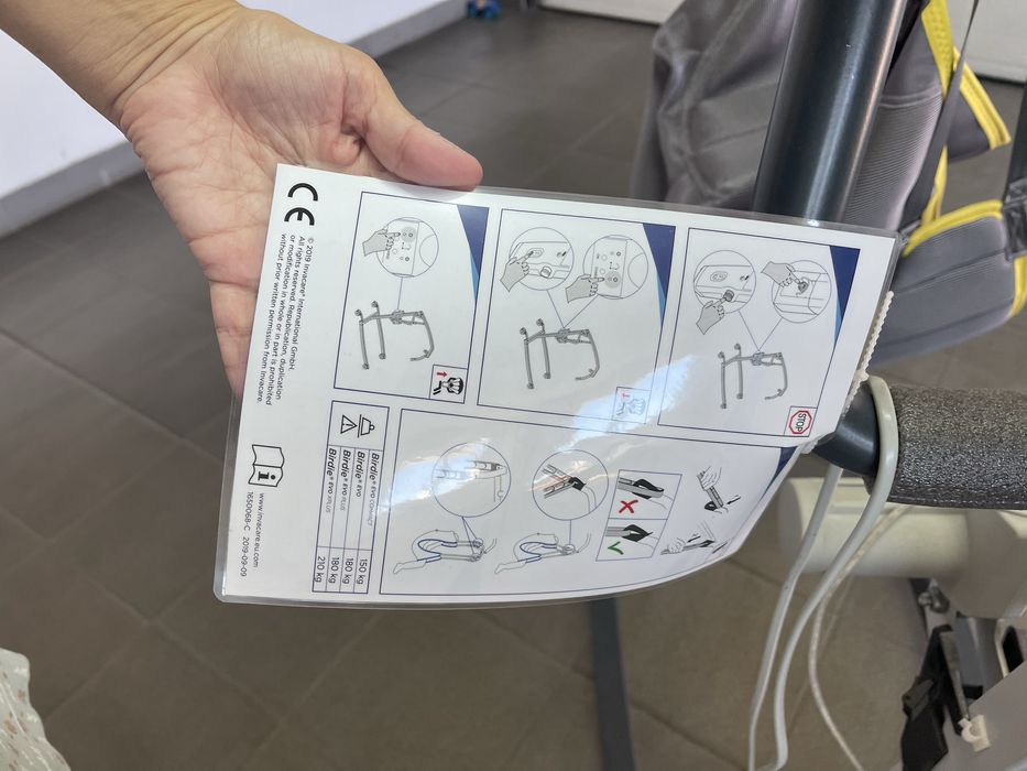 Invacare Elevador de Transferência Birdie Evo Compact