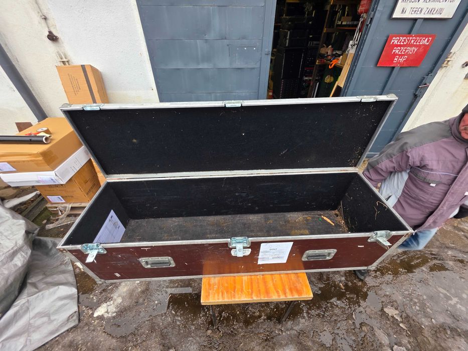 CASE 155x42x38 koła kejs flightcase skrzynia FAKTURA