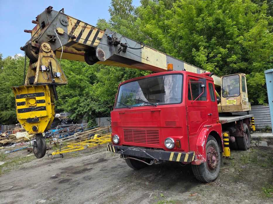 Dźwig samojezdny żuraw 10t Jelcz ważne UDT