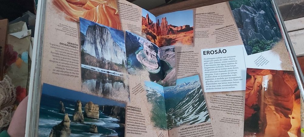Livro "UAU! Fantástica Enciclopédia Visual" - Civilização (Impecável)