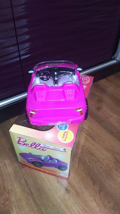 Розовая машина для кукол Bella с Ремнями безопасности