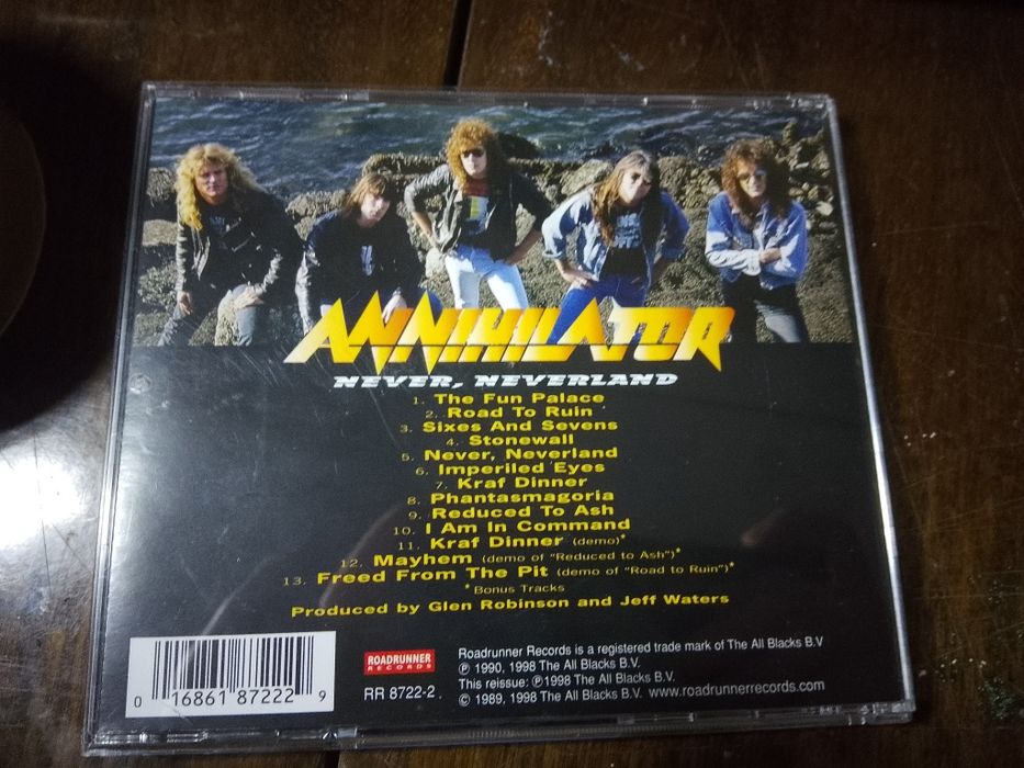 Annihilator never Neverland remaster remasters