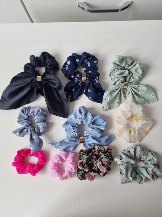 Zestaw gumek scrunchie