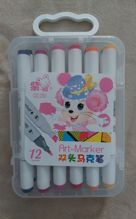 Маркеры фломастеры для скетчинга и рисования Art marker