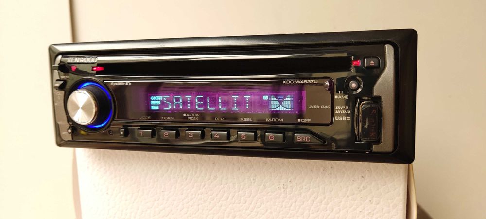 Kenwood KDC-W4537U ЦАП 24-бит 4х50 магнитола - оригинал!