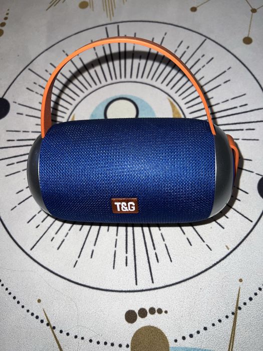 Колонка блютуз синя