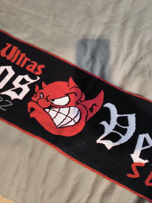 Cachecol diabos vermelhos Benfica futebol