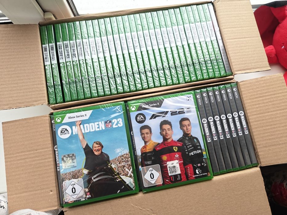 Диски Xbox series x Madden NFL 23 и  Formula F1 2022 для Xbox Series X