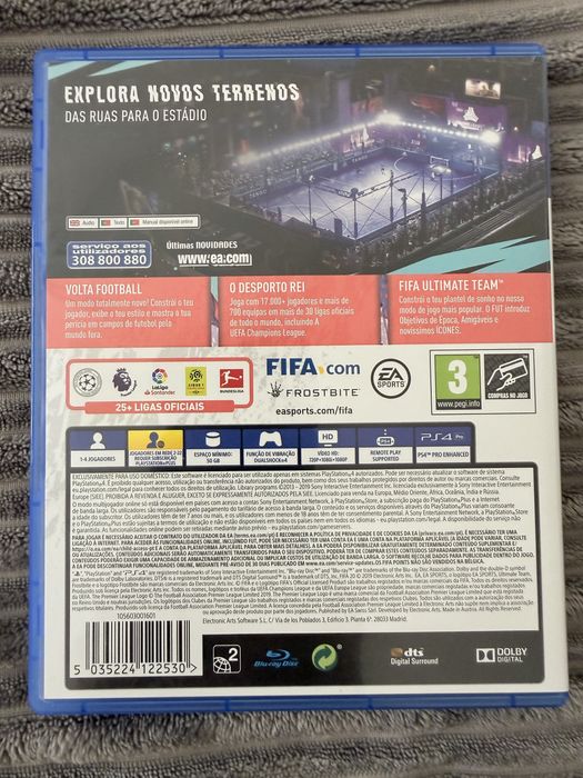 FIFA 20 jogo PS4/5