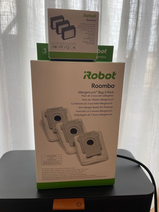 Aspirador Robot iRobot Roomba J9 plus + acessórios oficiais (3 filtros HEPA + escova lateral + 1 saco) Como novo!