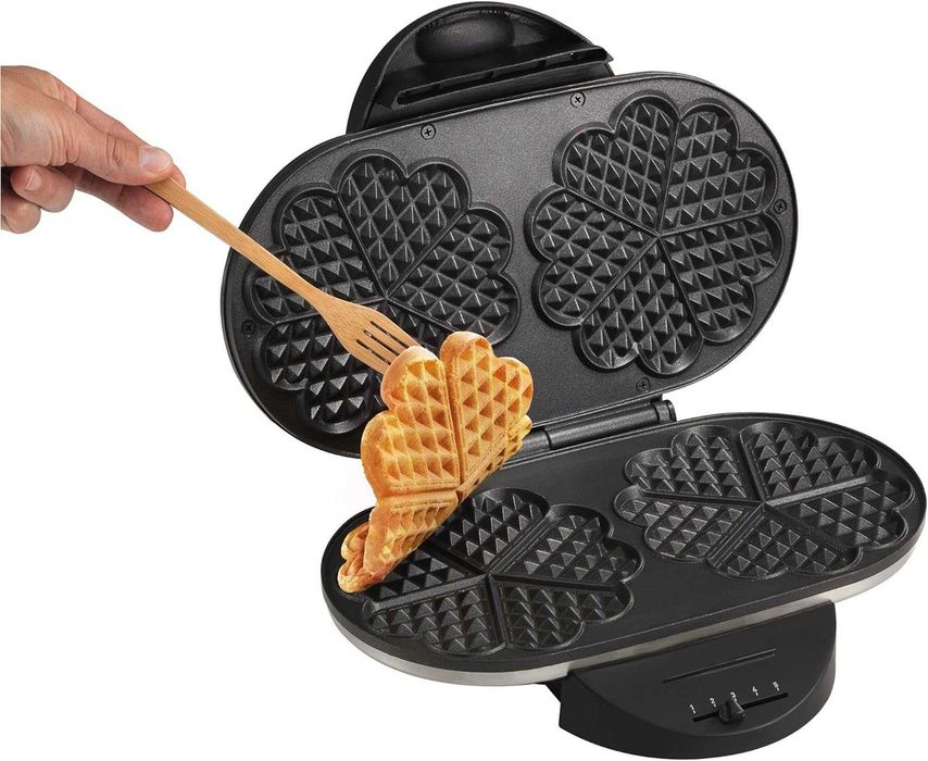 Вафельниця Tefal WM 311D 10 вафель Чорний, Нержавіюча сталь 1200 Вт