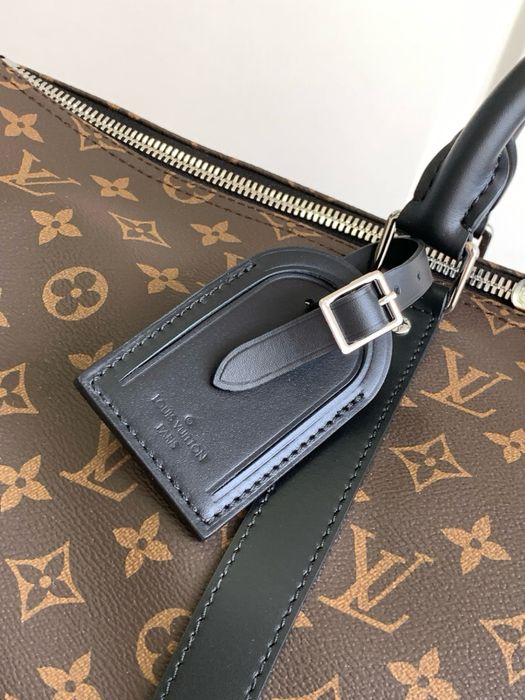 Дорожня сумка Louis Vuitton Keepall 50 коричнева велика валіза луи