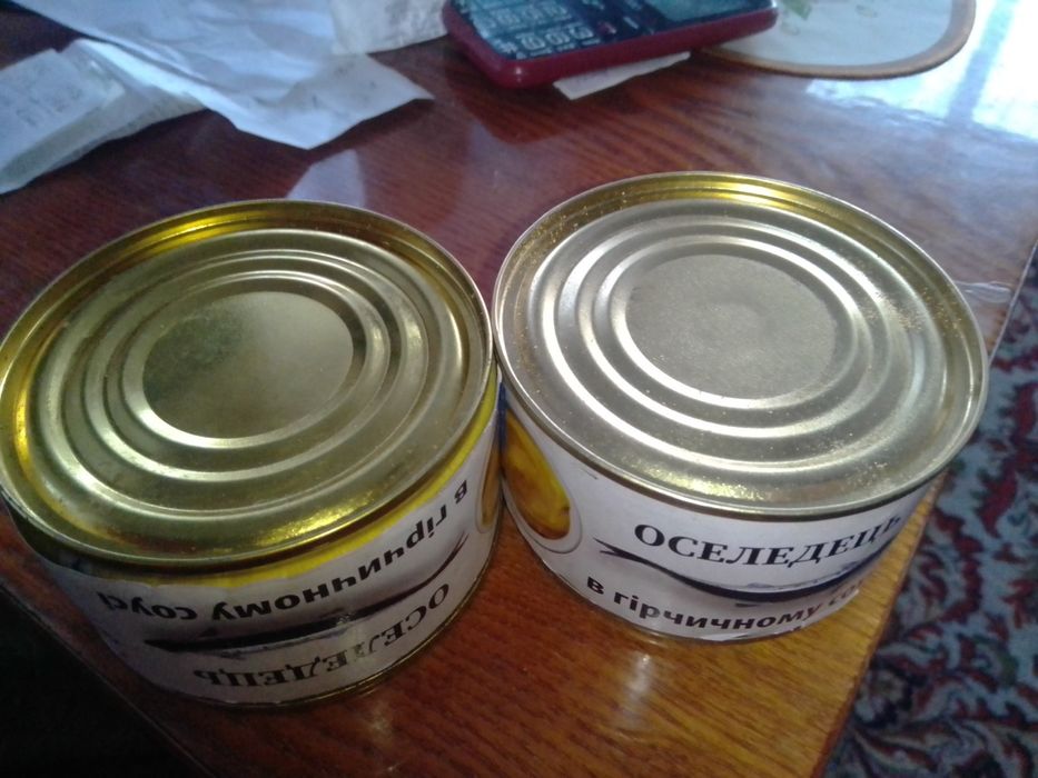 Консервы рыбные  сельдь килька тунец