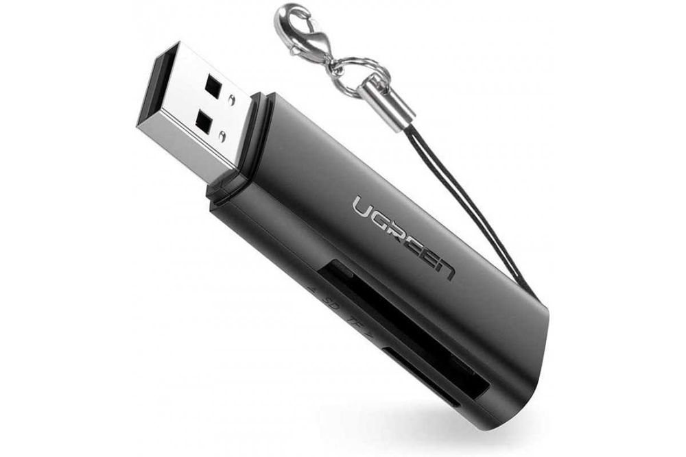 Картрідер UGREEN CM264 USB 3.0 to SD/microSD 5 Гбіт Black (60722)