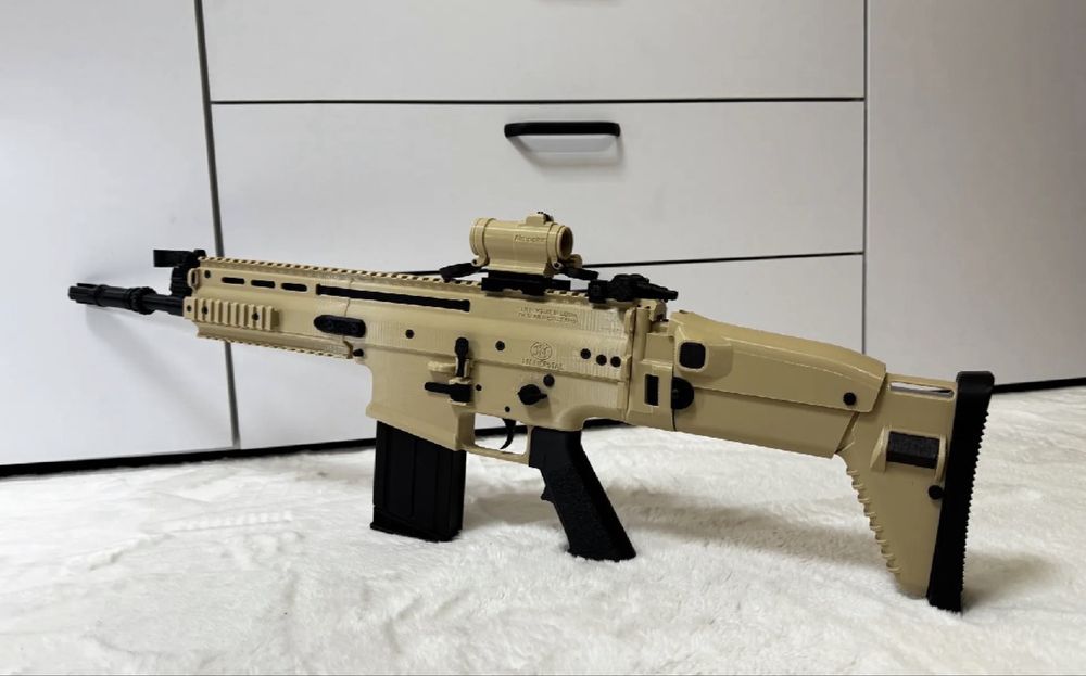 Макет FN SCAR-H MK17 (PLA пластик) — 1:1