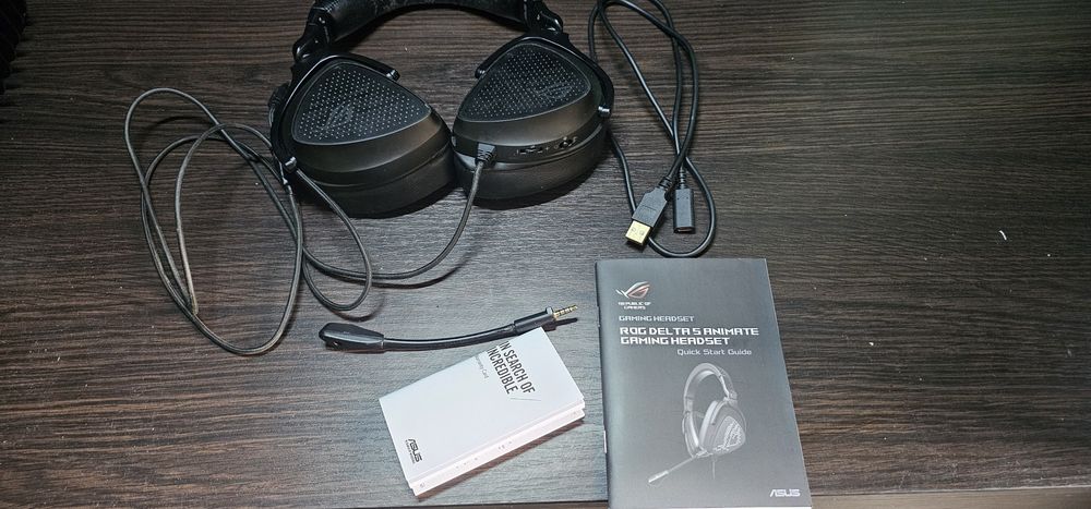 Навушники Asus rog delta s Animate (див. опис)