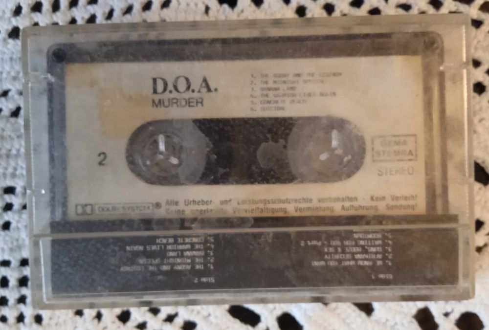D.O.A. – Murder – kaseta magnetofonowa