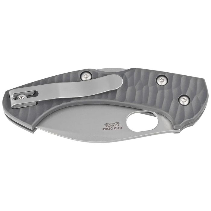 Nóż składany Fox Zero 2.0 Desert Warrior Gray FRN, Coarse (FX-311 GY)