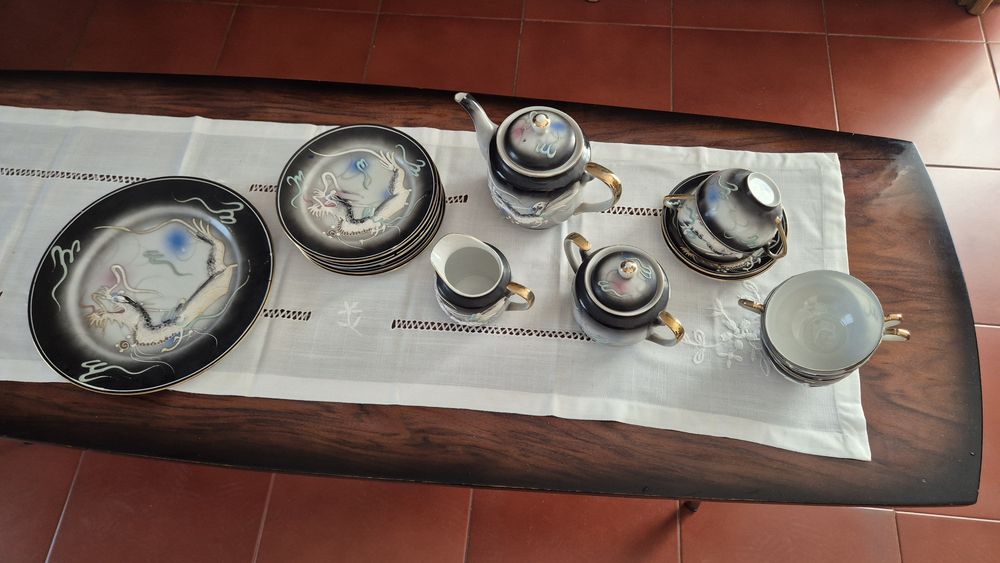 Conjunto de chá porcelana fina China