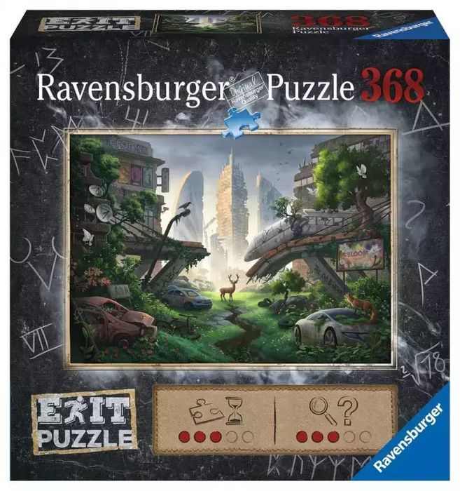 Puzzle EXIT 368 elementów. Opustoszałe miasto. Ravensburger