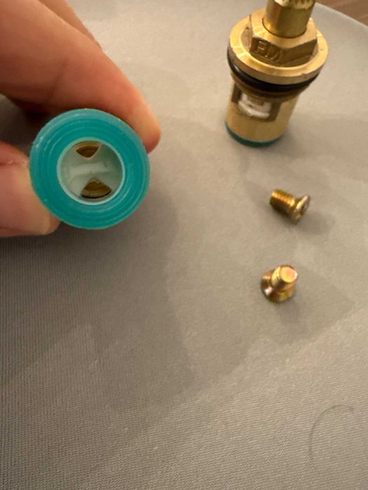 Керамические кран-буксы 1/2" (комплект 2 шт) — Латунь, модель 1016-C