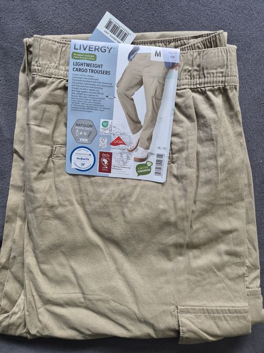 Livergy nowe spodnie cargo M 48/50