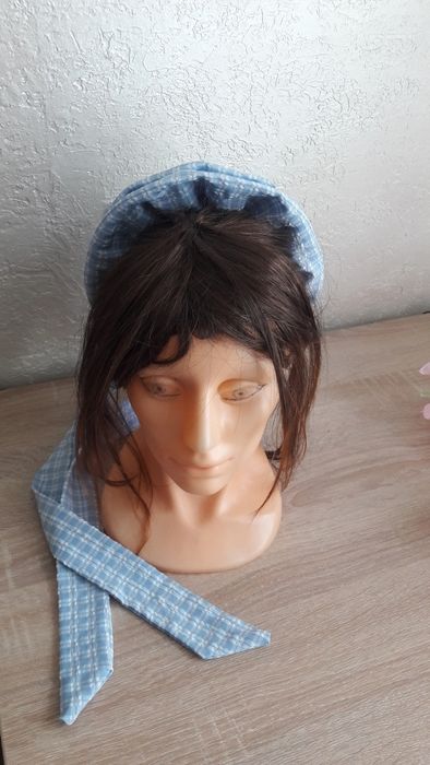 Xxl scrunchie gumka z paskami w kratkę