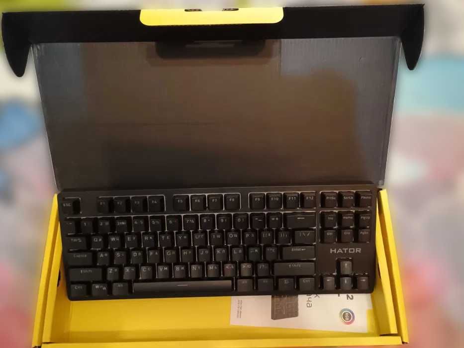 Продам клавіатуру HATOR Rockfall 2 Optica TKL Black v1.0 (HTK-730)