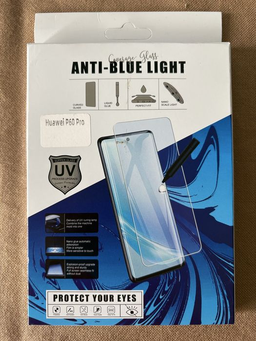 Etui silikonowe bezb. HUAWEI P60 PRO + szybka