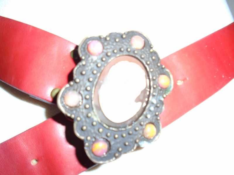 Cinto vintage vermelho