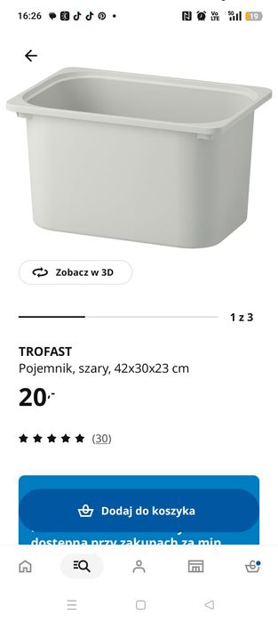 Trofast IKEA jak nowy regał