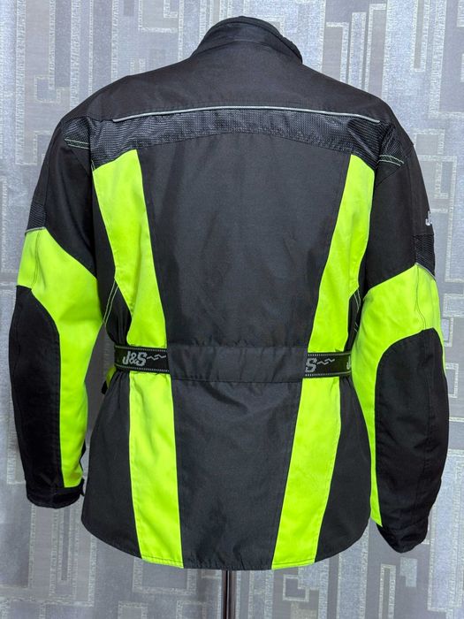 Мотокуртка мужская L батал (XXXL) размер J&S защита спины плеч локтей