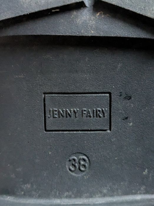 Kozaki damskie 38 Jenny fairy zamszowe ocieplane botki czarne zamek