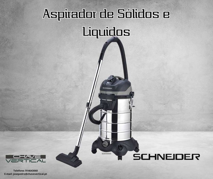 Aspirador de Sólidos e Liquidos 30Lt   SCHNEIDER      JR19