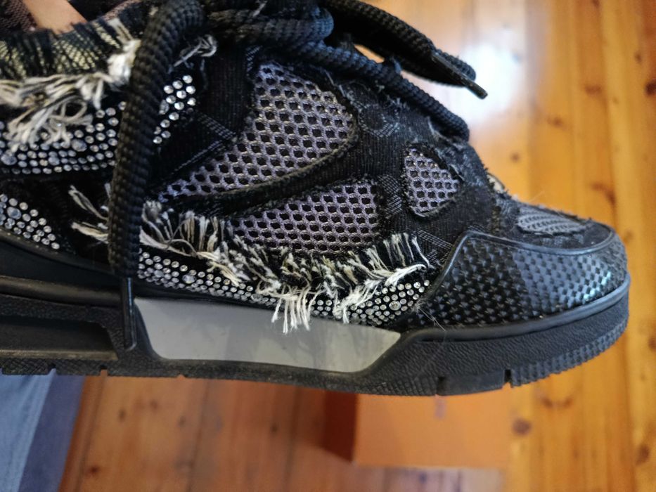 Buty lv skate x svarowski