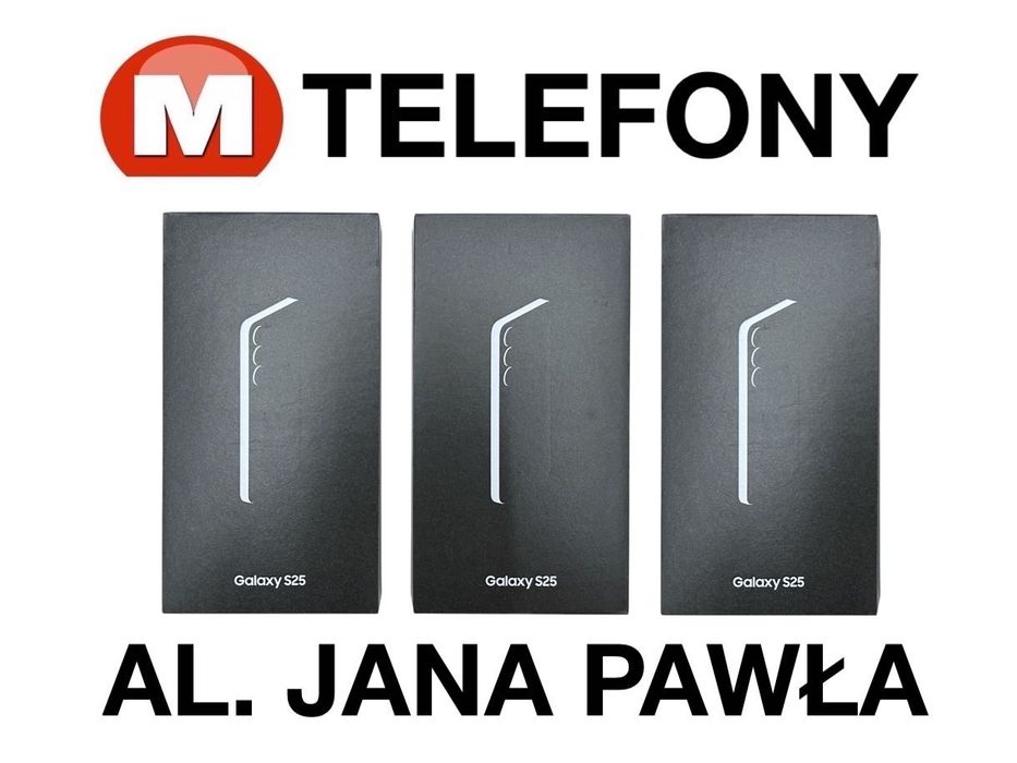 NOWE Samsung Galaxy S25 Czarne Niebieskie Granatowe Polska Dystrybucja