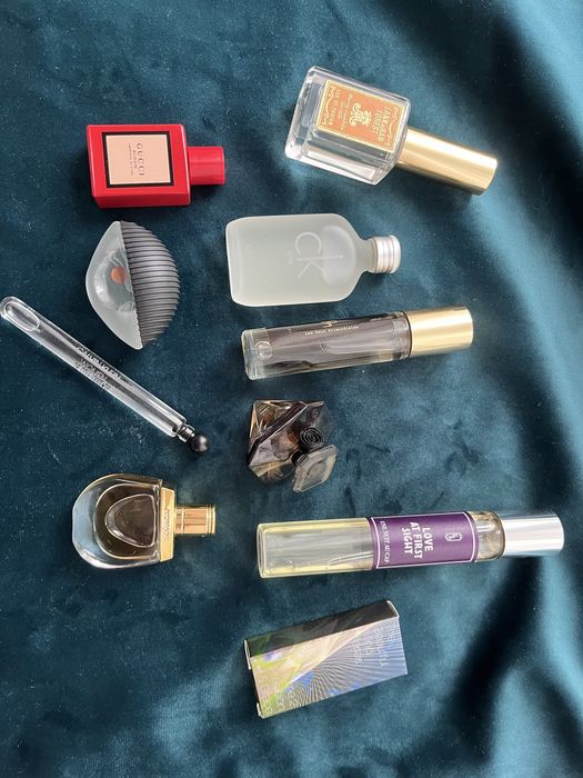 Zestaw perfum ; Gucci, CK, Chloe, nisza