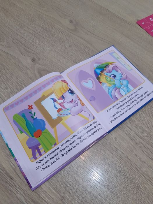 Bajka my little pony wspolne malowanie ksiazeczka dla dzieci