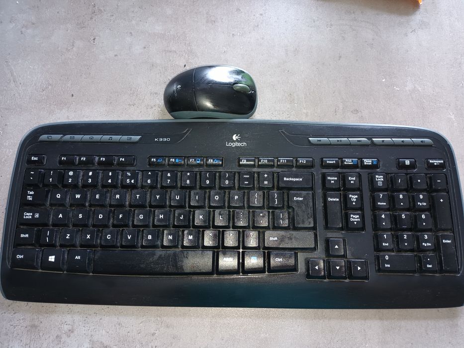 Zestaw logitech K330 mysz i klawiatura