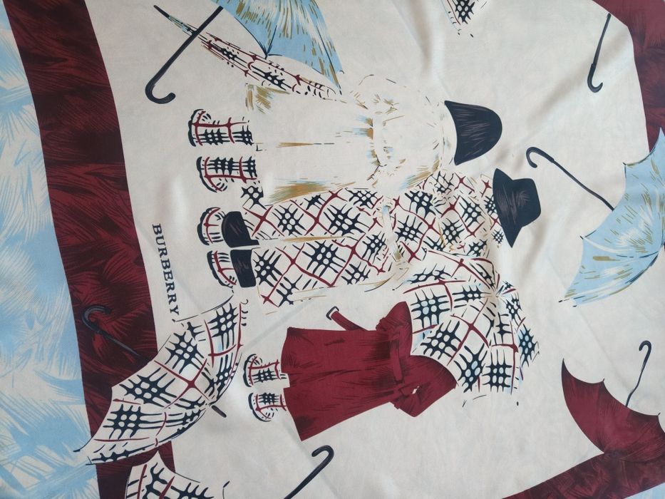 Burberry chusta jedwabna