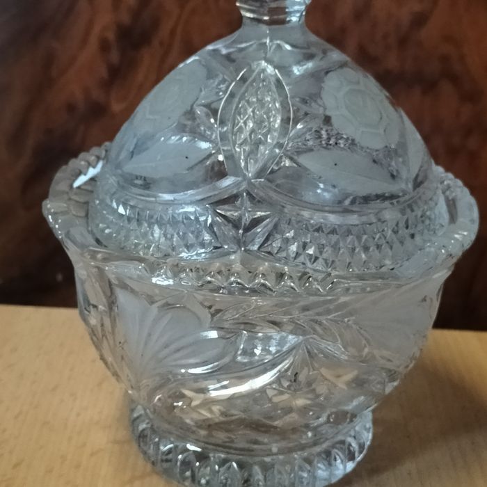 Cukiernica kryształowa vintage
