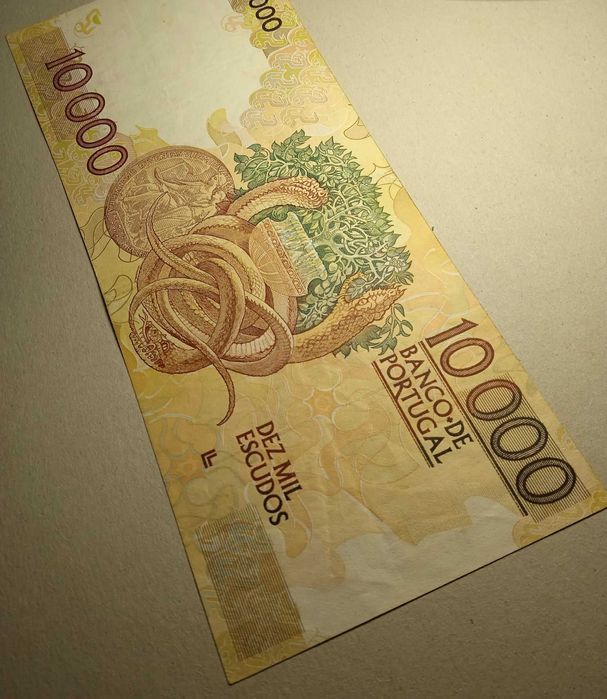 Nota 10 mil escudos 1991 Egas Moniz - Envio Gratis