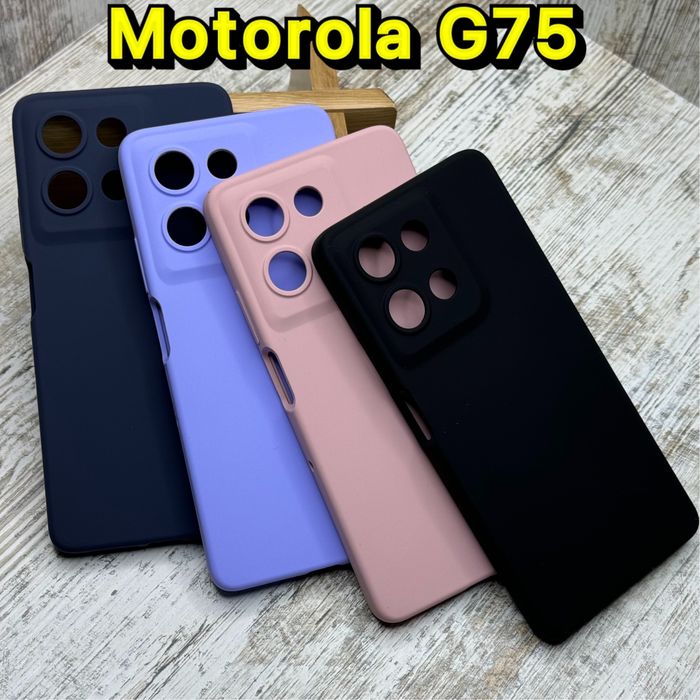 Чехол софттач Silicone Case на Motorola G75/ G85/ G55 Чохол